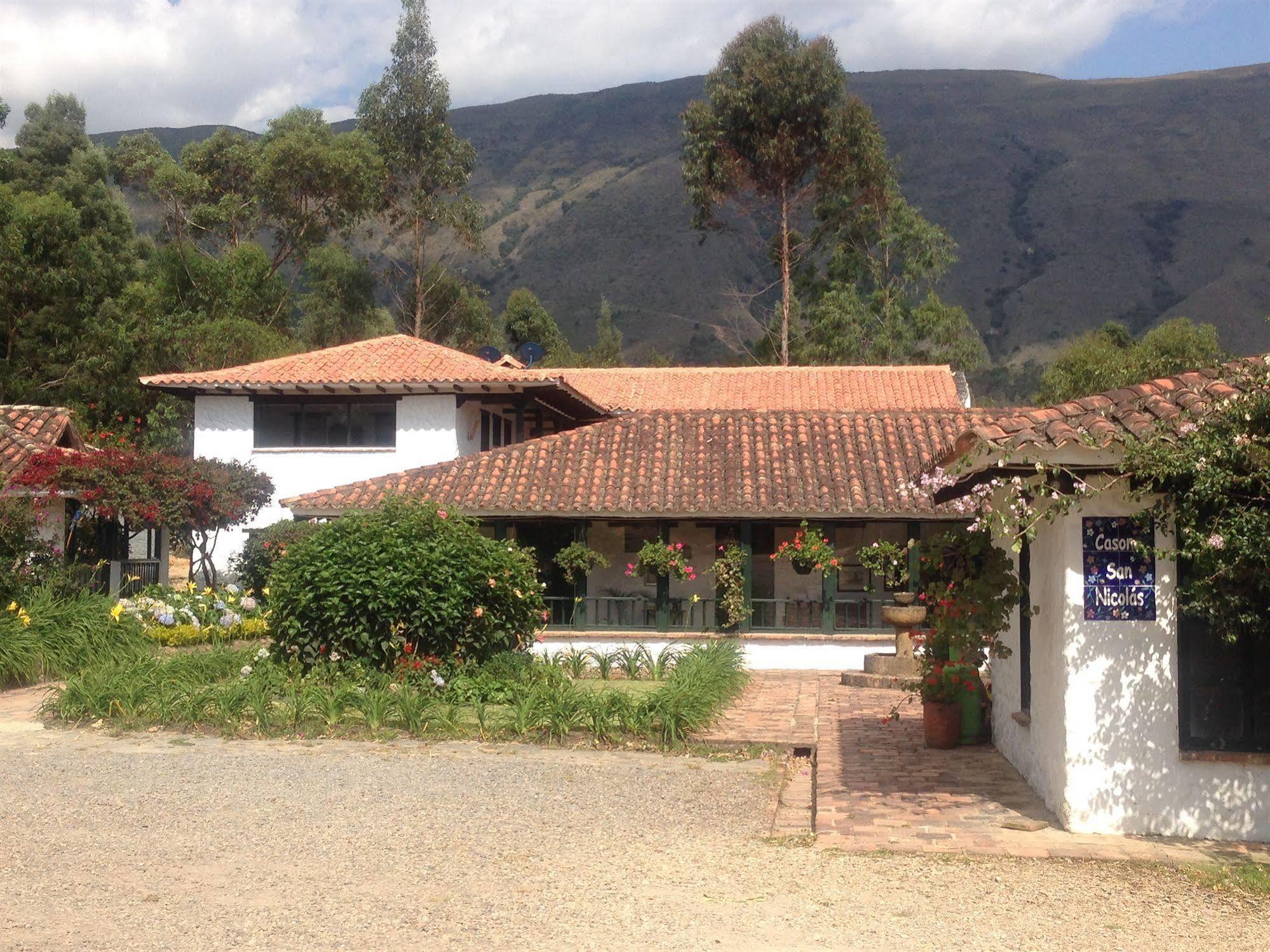 Casa San Nicolas Villa de Leyva Eksteriør billede